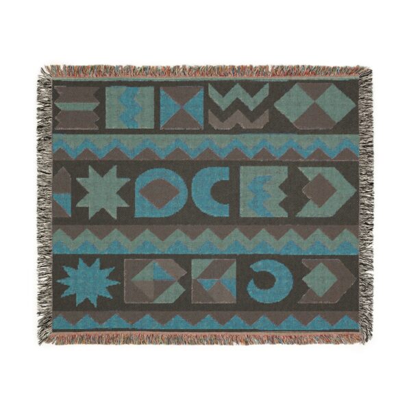 Bohemian Woven Throw Blanket - Stylish Geometric Patterns for Cozy Spaces - Image 4