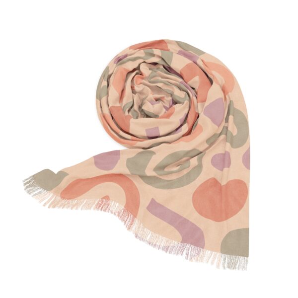 Stylish Abstract Pattern Light Scarf - Perfect for Every Season - Image 3