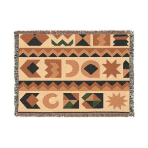Bohemian Woven Throw Blanket - Stylish Geometric Patterns for Cozy Spaces