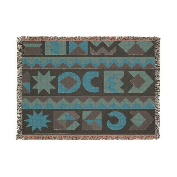 Bohemian Woven Throw Blanket - Stylish Geometric Patterns for Cozy Spaces - Image 2