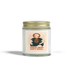 Coconut Apricot Scented Candle – Thick Skin, Soft Soul
