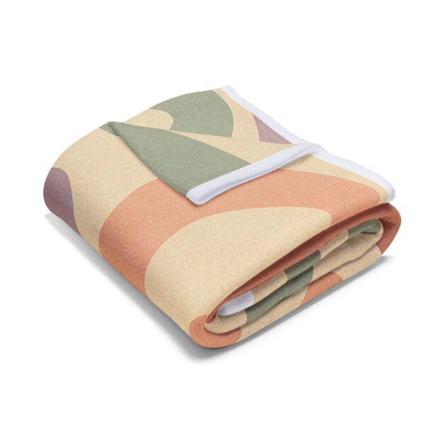 Boho Abstract Arctic Fleece Blanket - Cozy Home Décor for Relaxation - Image 3