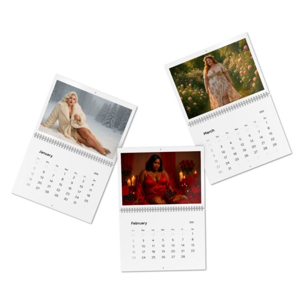 Elegant Fashion Wall Calendar 2025 with Inspirational Quotes - Image 4
