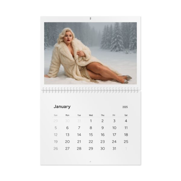 Elegant Fashion Wall Calendar 2025 with Inspirational Quotes - Image 5