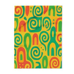 Vibrant Abstract Arctic Fleece Blanket - Cozy, Colorful Décor for Home or Gifting