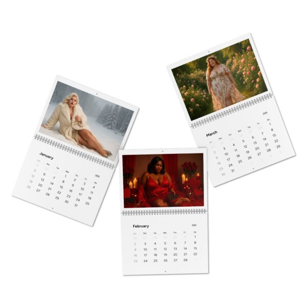 Elegant Fashion Wall Calendar 2025 with Inspirational Quotes - Image 8