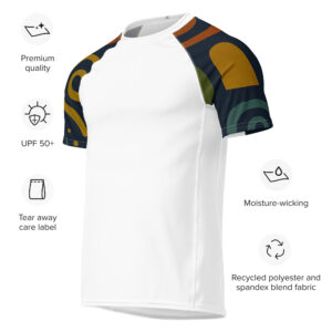 All-over print men’s rash guard