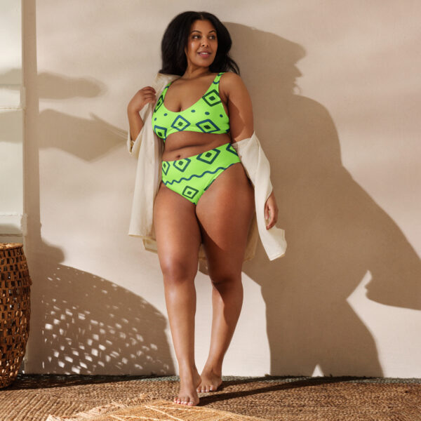 Recycled high-waisted bikini - Image 3