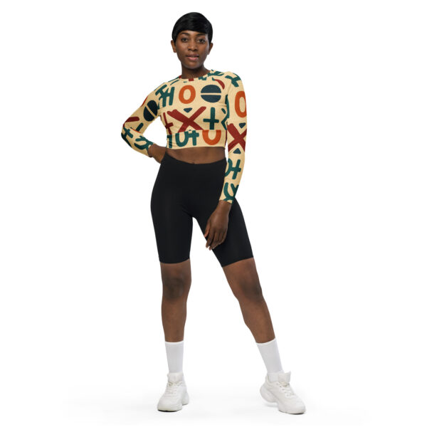 Recycled long-sleeve crop top - Image 6
