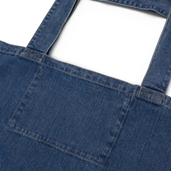 Organic denim tote bag - Image 3