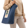 Organic denim tote bag - Image 6