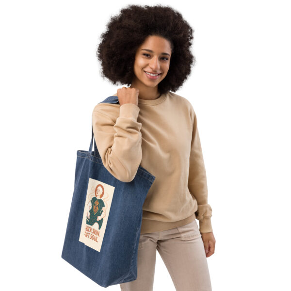 Organic denim tote bag - Image 5