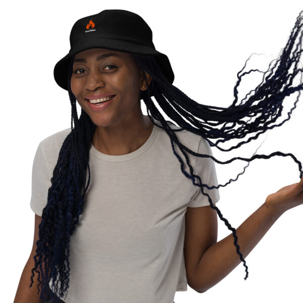 Unstructured terry cloth bucket hat - Image 2