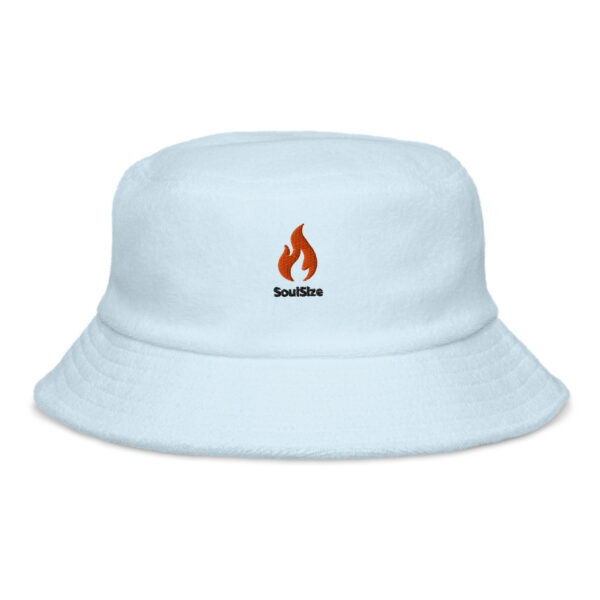Unstructured terry cloth bucket hat - Image 9