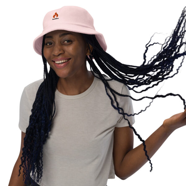 Unstructured terry cloth bucket hat - Image 2