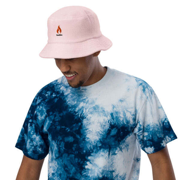 Unstructured terry cloth bucket hat - Image 3