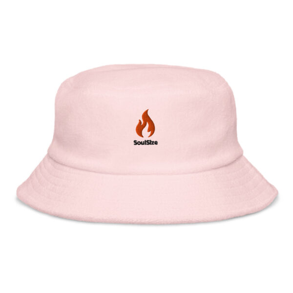 Unstructured terry cloth bucket hat - Image 8
