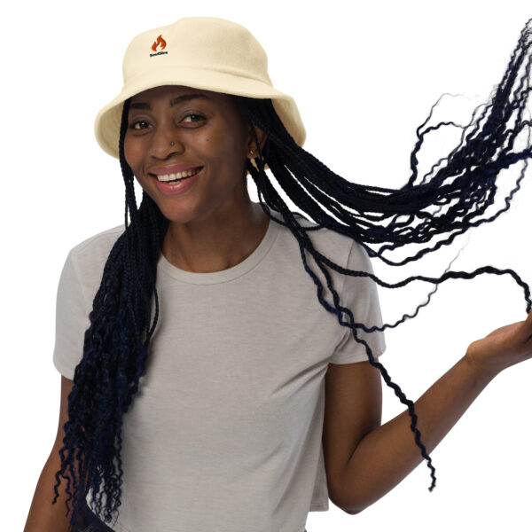 Unstructured terry cloth bucket hat - Image 4