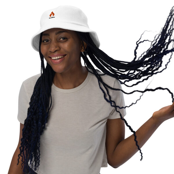 Unstructured terry cloth bucket hat - Image 6