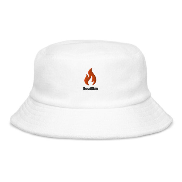 Unstructured terry cloth bucket hat - Image 10
