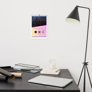 Purple Wall calendar (2025)